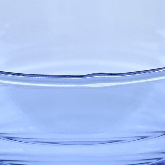 3 Vintage Libbey Ribbed Water Glasses Sirrus Cobalt Blue 7 3/8" Tall Goblet Wine - Picture 8 of 9